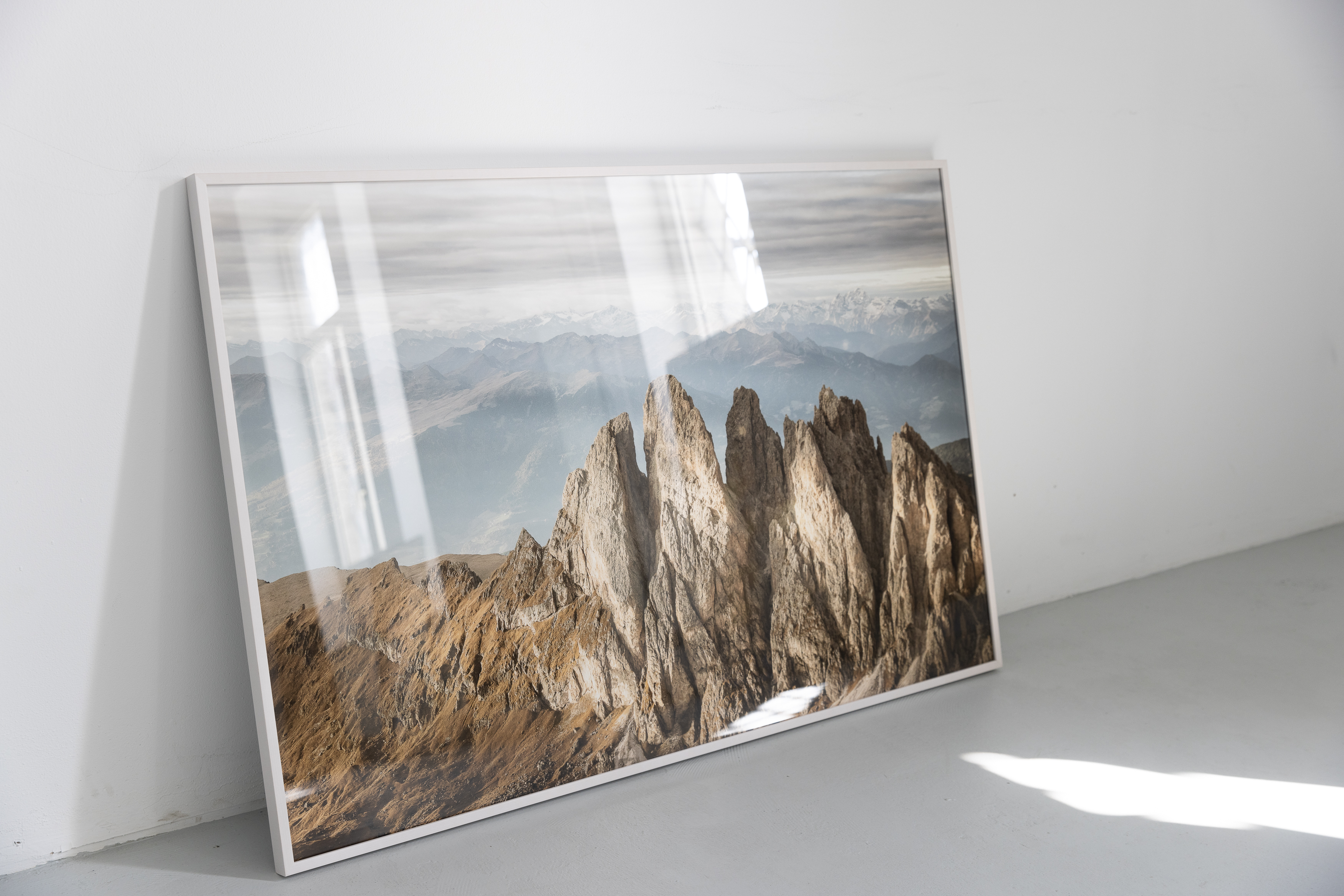 Artwork Fotografie "Dolomit nº 2" - Interior Design View - Limited Edition gerahmt in limitierter Auflage