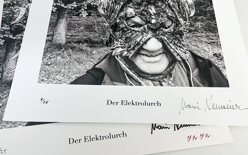 Limited Edition Fineart Print "Der Elektrolurch - Japan Edition" - Mani Neumeier - Guru Guru - Gicleé Print 