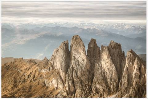 Artwork Fotografie "Dolomit nº 2" - Limited Edition gerahmt in limitierter Auflage