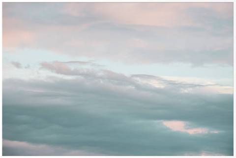 Artwork Fotografie "Brushed Sky nº 2" - Limited Edition gerahmt in limitierter Auflage